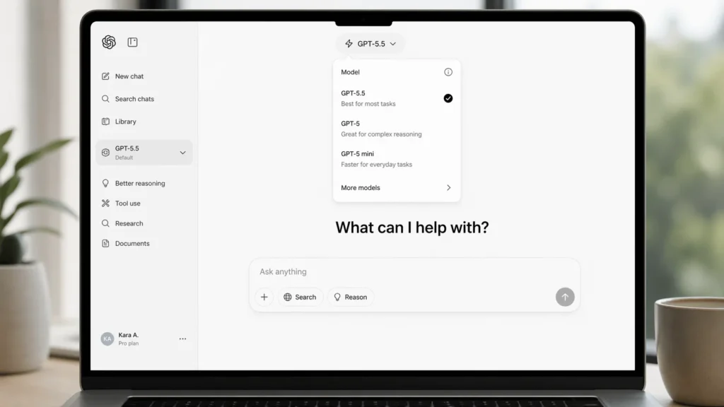 ChatGPT review 2026 — interface tested by Decode Tools