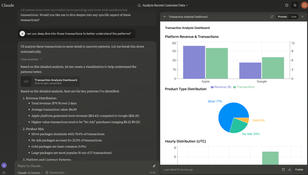 ai tools uk 2026 — Claude AI interface showing document analysis capabilities — Decode Tools